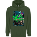 Life Is Better at 130 Bpm Dance Music DJ Childrens Kids Hoodie Forest Green