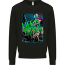 Life Is Better at 130 Bpm Dance Music DJ Kids Sweatshirt Jumper Black