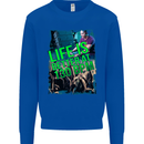 Life Is Better at 130 Bpm Dance Music DJ Kids Sweatshirt Jumper Royal Blue