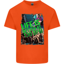 Life Is Better at 130 Bpm Dance Music DJ Kids T-Shirt Childrens Orange