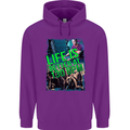 Life Is Better at 130 Bpm Dance Music DJ Mens 80% Cotton Hoodie Purple