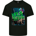 Life Is Better at 130 Bpm Dance Music DJ Mens Cotton T-Shirt Tee Top Black
