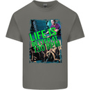 Life Is Better at 130 Bpm Dance Music DJ Mens Cotton T-Shirt Tee Top Charcoal