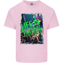 Life Is Better at 130 Bpm Dance Music DJ Mens Cotton T-Shirt Tee Top Light Pink