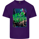 Life Is Better at 130 Bpm Dance Music DJ Mens Cotton T-Shirt Tee Top Purple