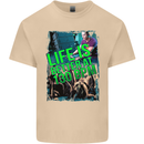 Life Is Better at 130 Bpm Dance Music DJ Mens Cotton T-Shirt Tee Top Sand