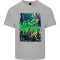 Life Is Better at 130 Bpm Dance Music DJ Mens Cotton T-Shirt Tee Top Sports Grey