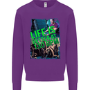 Life Is Better at 130 Bpm Dance Music DJ Mens Sweatshirt Jumper Purple