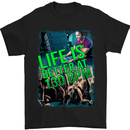 Life Is Better at 130 Bpm Dance Music DJ Mens T-Shirt Cotton Gildan Black