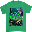 Life Is Better at 130 Bpm Dance Music DJ Mens T-Shirt Cotton Gildan Irish Green