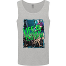 Life Is Better at 130 Bpm Dance Music DJ Mens Vest Tank Top Sports Grey