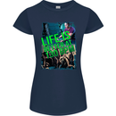 Life Is Better at 130 Bpm Dance Music DJ Womens Petite Cut T-Shirt Navy Blue