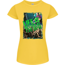 Life Is Better at 130 Bpm Dance Music DJ Womens Petite Cut T-Shirt Yellow