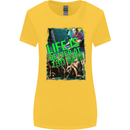 Life Is Better at 130 Bpm Dance Music DJ Womens Wider Cut T-Shirt Yellow
