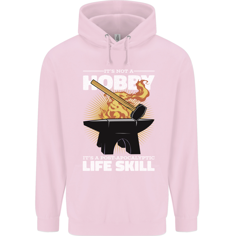 Life Post Apocalyptic Skill Blacksmith Childrens Kids Hoodie Light Pink