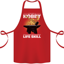Life Post Apocalyptic Skill Blacksmith Cotton Apron 100% Organic Red