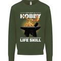 Life Post Apocalyptic Skill Blacksmith Kids Sweatshirt Jumper Forest Green
