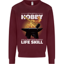 Life Post Apocalyptic Skill Blacksmith Kids Sweatshirt Jumper Maroon