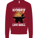 Life Post Apocalyptic Skill Blacksmith Kids Sweatshirt Jumper Red