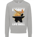 Life Post Apocalyptic Skill Blacksmith Kids Sweatshirt Jumper Sports Grey