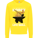 Life Post Apocalyptic Skill Blacksmith Kids Sweatshirt Jumper Yellow