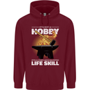 Life Post Apocalyptic Skill Blacksmith Mens 80% Cotton Hoodie Maroon