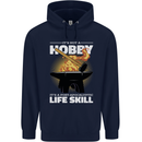Life Post Apocalyptic Skill Blacksmith Mens 80% Cotton Hoodie Navy Blue