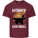 Life Post Apocalyptic Skill Blacksmith Mens Cotton T-Shirt Tee Top Maroon