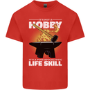 Life Post Apocalyptic Skill Blacksmith Mens Cotton T-Shirt Tee Top Red