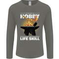 Life Post Apocalyptic Skill Blacksmith Mens Long Sleeve T-Shirt Charcoal
