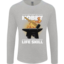 Life Post Apocalyptic Skill Blacksmith Mens Long Sleeve T-Shirt Sports Grey