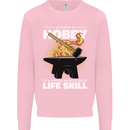 Life Post Apocalyptic Skill Blacksmith Mens Sweatshirt Jumper Light Pink