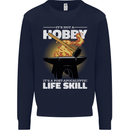 Life Post Apocalyptic Skill Blacksmith Mens Sweatshirt Jumper Navy Blue