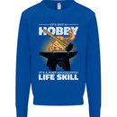 Life Post Apocalyptic Skill Blacksmith Mens Sweatshirt Jumper Royal Blue