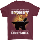Life Post Apocalyptic Skill Blacksmith Mens T-Shirt 100% Cotton Maroon