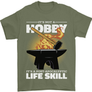 Life Post Apocalyptic Skill Blacksmith Mens T-Shirt 100% Cotton Military Green