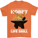 Life Post Apocalyptic Skill Blacksmith Mens T-Shirt 100% Cotton Orange