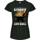 Life Post Apocalyptic Skill Blacksmith Womens Petite Cut T-Shirt Black