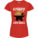 Life Post Apocalyptic Skill Blacksmith Womens Petite Cut T-Shirt Red