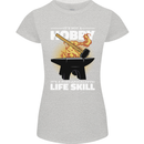 Life Post Apocalyptic Skill Blacksmith Womens Petite Cut T-Shirt Sports Grey