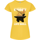 Life Post Apocalyptic Skill Blacksmith Womens Petite Cut T-Shirt Yellow
