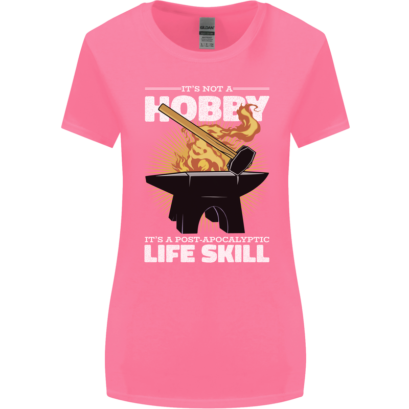Life Post Apocalyptic Skill Blacksmith Womens Wider Cut T-Shirt Azalea