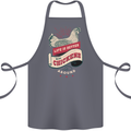 Life is Better With Chickens Around Farmer Cotton Apron 100% Organic Steel