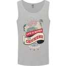 Life is Better With Chickens Around Farmer Mens Vest Tank Top Sports Grey