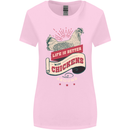 Life is Better With Chickens Around Farmer Womens Wider Cut T-Shirt Light Pink