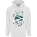 Life is Better With Chickens Around Farming Childrens Kids Hoodie White