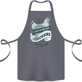 Life is Better With Chickens Around Farming Cotton Apron 100% Organic Steel
