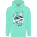Life is Better With Chickens Around Farming Mens 80% Cotton Hoodie Peppermint