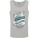 Life is Better With Chickens Around Farming Mens Vest Tank Top Sports Grey