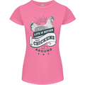 Life is Better With Chickens Around Farming Womens Petite Cut T-Shirt Azalea